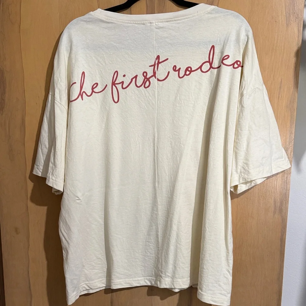 The First Rodeo Cream Graphic Tee - Picture 2 of 4